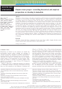 Cover page: Cheaters must prosper: reconciling theoretical and empirical perspectives on cheating in mutualism