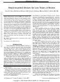 Cover page: Head-mounted Devices for Low Vision: A Review