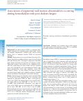 Cover page: Association of segmental wall motion abnormalities occurring during hemodialysis with post-dialysis fatigue