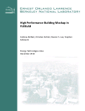 Cover page: High Performance Building Mockup in FLEXLAB: