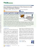 Cover page: Direct Embedment and Alignment of Silver Nanowires by Inkjet Printing for Stretchable Conductors