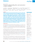 Cover page: Toward understanding the communication in sperm whales.