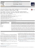 Cover page: Associations between hippocampal morphometry and neuropathologic markers of Alzheimer's disease using 7T MRI