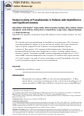 Cover page: Modest activity of pomalidomide in patients with myelofibrosis and significant anemia