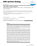 Cover page: Detecting coordinated regulation of multi-protein complexes using logic analysis of gene expression