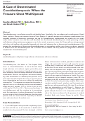 Cover page: A Case of Disseminated Coccidioidomycosis: When the Treasure Chest Wall Opened