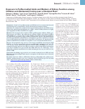 Cover page: Exposure to Perfluoroalkyl Acids and Markers of Kidney Function among Children and Adolescents Living near a Chemical Plant