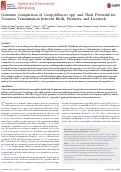 Cover page: Genomic Comparison of Campylobacter spp. and Their Potential for Zoonotic Transmission between Birds, Primates, and Livestock