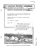 Cover page: NUMERICAL ANALYSIS OF THE MOBILE, ALABAMA AQUIFER TEST FACILITY