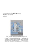 Cover page: Photogrammetry and Zhongshan Pavilion: Reconstructing Urban Memory of the Wenxi Fire