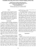 Cover page: Probabilistic Reasoning in Preschoolers: Random Sampling and Base Rate