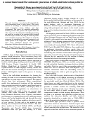 Cover page: A connectionist model for automatic generation of child-adult interaction patterns