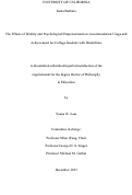 Cover page: The Effects of Identity and Psychological Empowerment on Accommodation Usage and Achievement for College Students with Disabilities