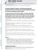 Cover page: Expanding APHONs Pediatric Chemotherapy/Biotherapy Provider and Instructor Program to Spanish-Speaking Countries: Pilot Series Development and Evaluation.