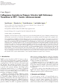 Cover page: Collagenous Gastritis in Primary Selective IgM Deficiency: Transition to EBV+ Gastric Adenocarcinoma