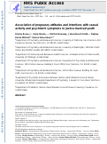 Cover page: Association of pregnancy attitudes and intentions with sexual activity and psychiatric symptoms in justice-involved youth.