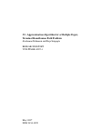 Cover page: 5/3-Approximation Algorithm for a Multiple Depot, Terminal Hamiltonian Path Problem