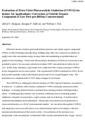 Cover page: Evaluation of Ultra-Violet Photocatalytic Oxidation (UVPCO) for Indoor Air Applications: 
Conversion of Volatile Organic Compounds at Low Part-per-Billion Concentrations