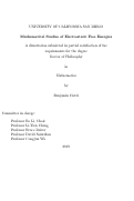 Cover page: Mathematical Studies of Electrostatic Free Energies