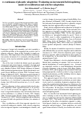 Cover page: A continuum of phonetic adaptation: Evaluating an incremental belief-updating model of recalibration and selective adaptation