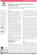 Cover page: Sirukumab for rheumatoid arthritis: the phase III SIRROUND-D study