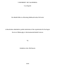 Cover page: The Health Effects of Rotating Shiftwork in the Oil Sector