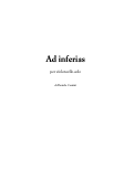 Cover page: Ad inferias