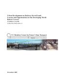 Cover page of Urban Development on Railway-Served Land: Lessons and Opportunities for the Developing World