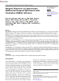 Cover page: Surgical Outcome in Laparoscopic Abdominal Surgical Operations with Clostridium Difficile Infection