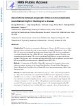 Cover page: Associations between prognostic index scores and plasma neurofilament light in Huntington's disease