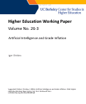Cover page of Artificial Intelligence and Grade Inflation