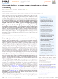 Cover page of Observed declines in upper ocean phosphate-to-nitrate availability.