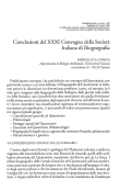 Cover page: Conclusioni del XXXI Convegno della Società Italiana di Biogeografia