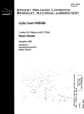 Cover page: Cyclic coset orbifolds