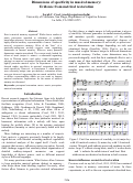 Cover page: Dimensions of specificity in musical memory: Evidence from metrical restoration