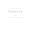 Cover page: Femesne