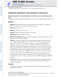 Cover page: Tryptophan catabolism is dysregulated in leiomyomas