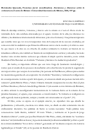 Cover page: Hernández Quezada, Francisco Javier (coordinador). Literaturas y discursos sobre la violencia en el norte de México. Universidad Autónoma de México, 2021, 157 pp.