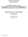Cover page: Climate Science and Climate Economics