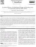 Cover page: A centurial history of technological change and learning curves or pulverized coal-fired utility boilers