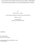 Cover page: Acculturation and its Implications for the Academic Achievement and Subjective Well-Being of East Asian International Students