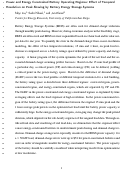 Cover page: Power and energy constrained battery operating regimes: Effect of temporal resolution on peak shaving by battery energy storage systems