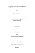 Cover page: Cooperation, Competition, and Regulation: Constructing Value in French and Italian Wine Markets