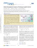 Cover page: Orbital Entanglement Analysis of Exchange-Coupled Systems