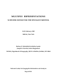 Cover page: Multiple Representations: Scientific Report for the Specialist Meeting on Initiative 3 (89-3)