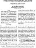 Cover page: Noun phrase representational complexity reduces maintenance cost in working memory by increasing distinctiveness between referents