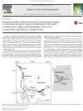 Cover page: Foodweb transfer, sediment transport, and biological impacts of emerging and legacy organic contaminants in the lower Columbia River, Oregon and Washington, USA: USGS Contaminants and Habitat (ConHab) Project