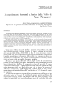 Cover page: I popolamenti forestali a larice della Valle di Susa (Piemonte)
