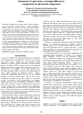 Cover page: Statements of equivalence can imply differences:
Asymmetries in directional comparisons