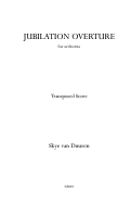 Cover page: Jubilation Overture